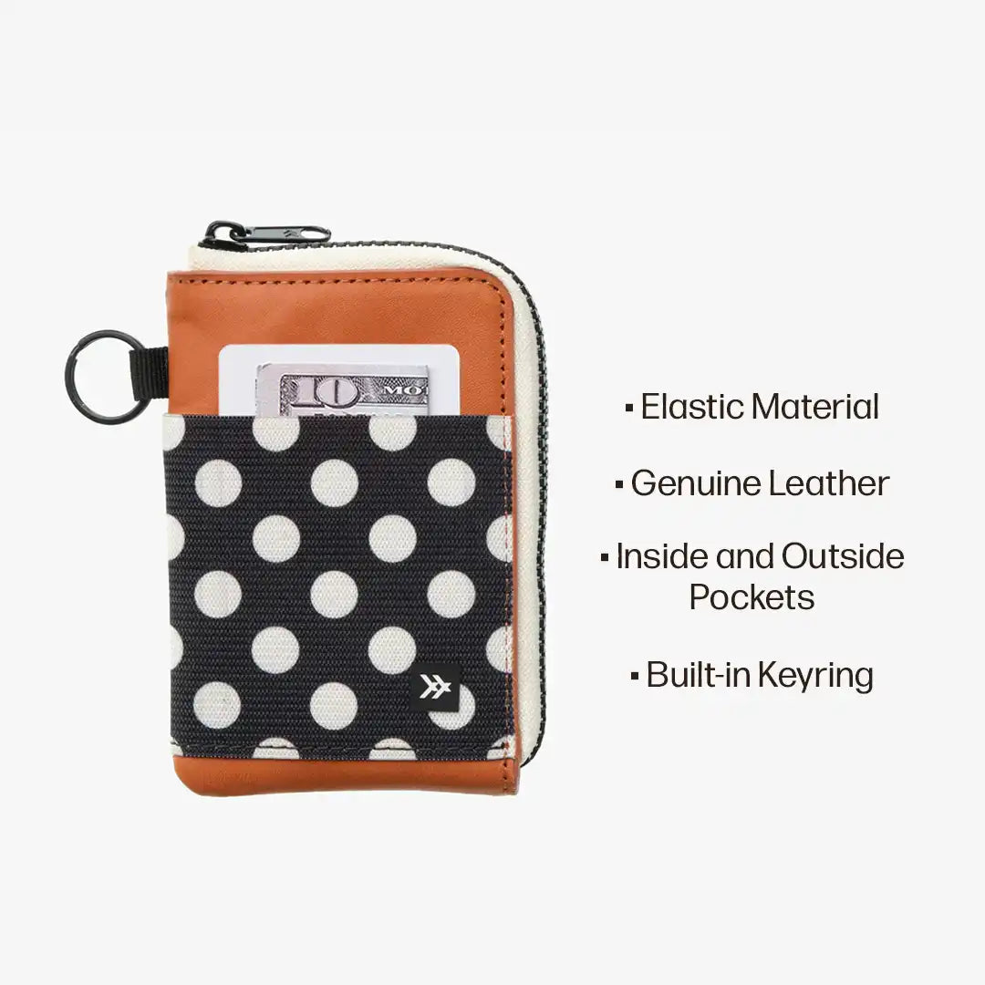 Leather Zip Wallet - Everyday Carry Set
