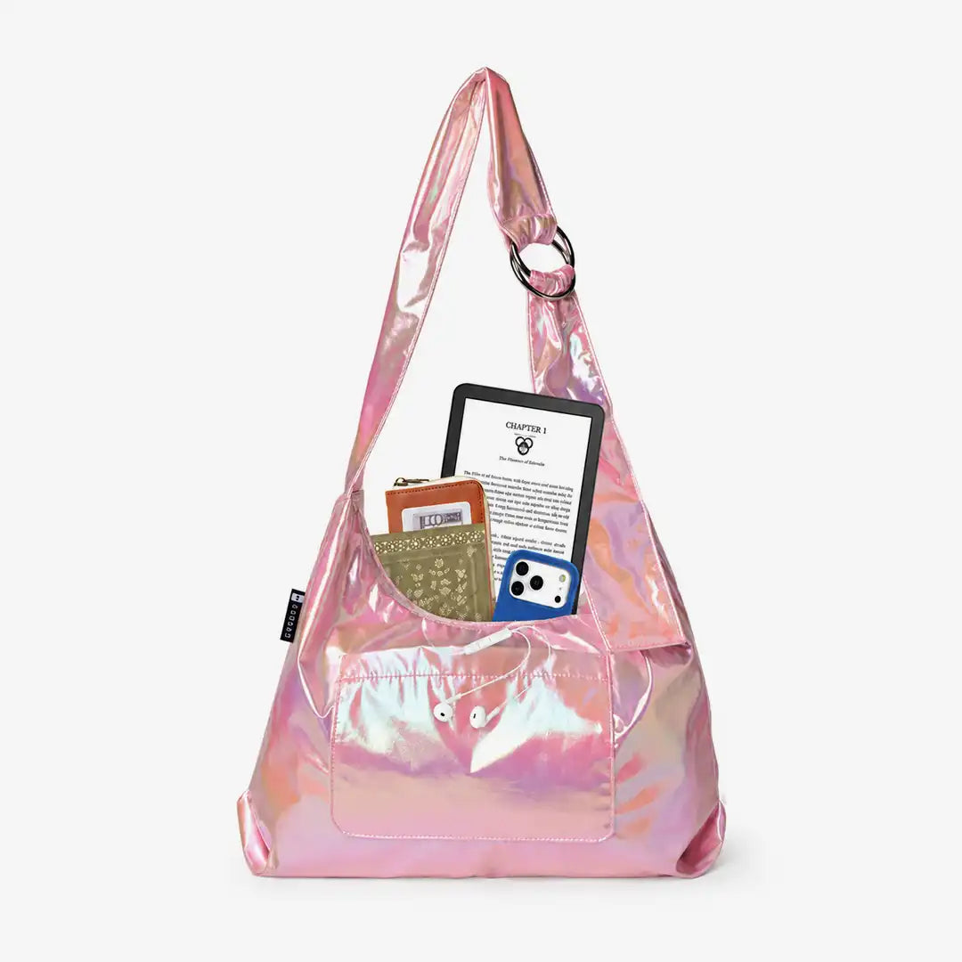 Metallic - Small Slouchy Shoulder Bag
