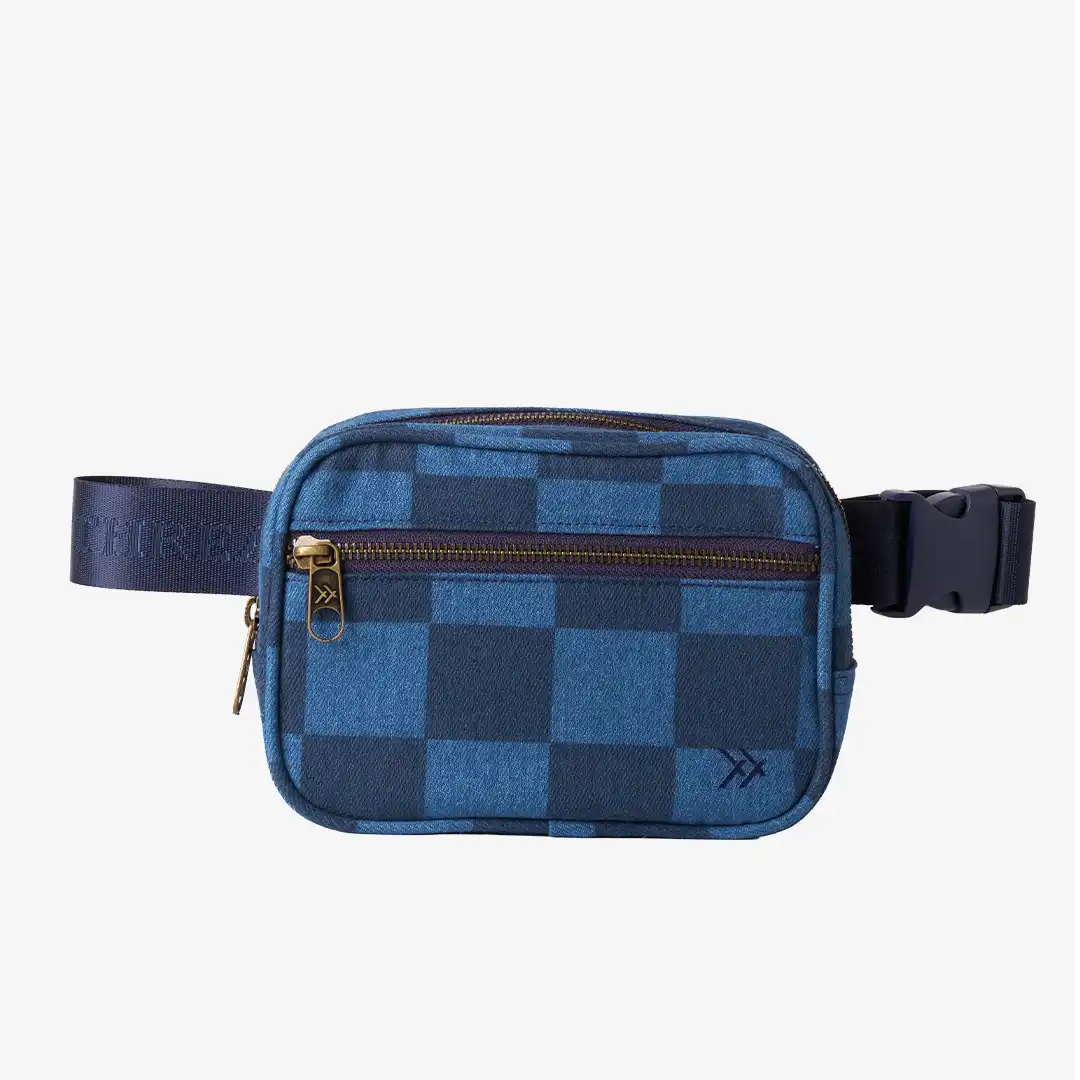 Denim Check - Belt Bag