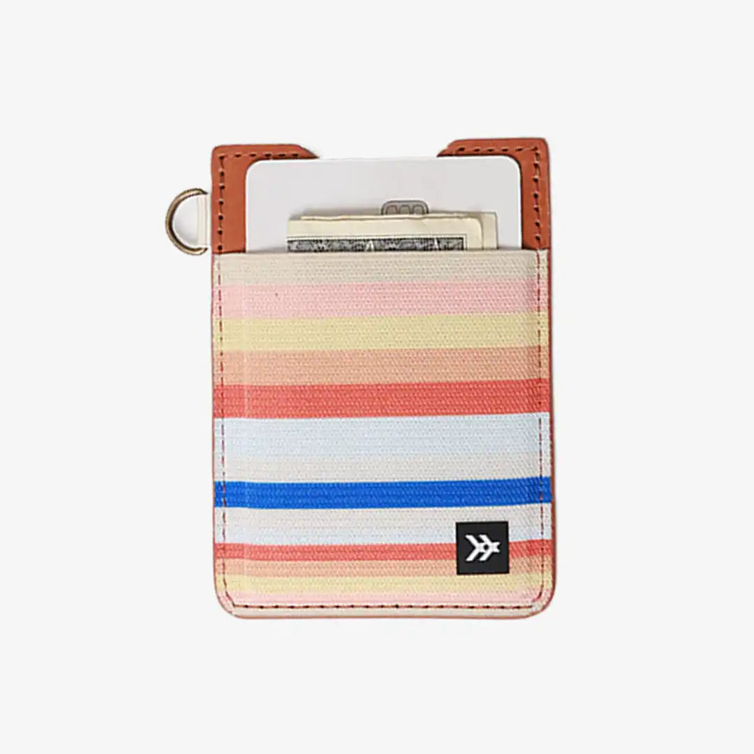 Renae Peach - Vertical Leather Wallet