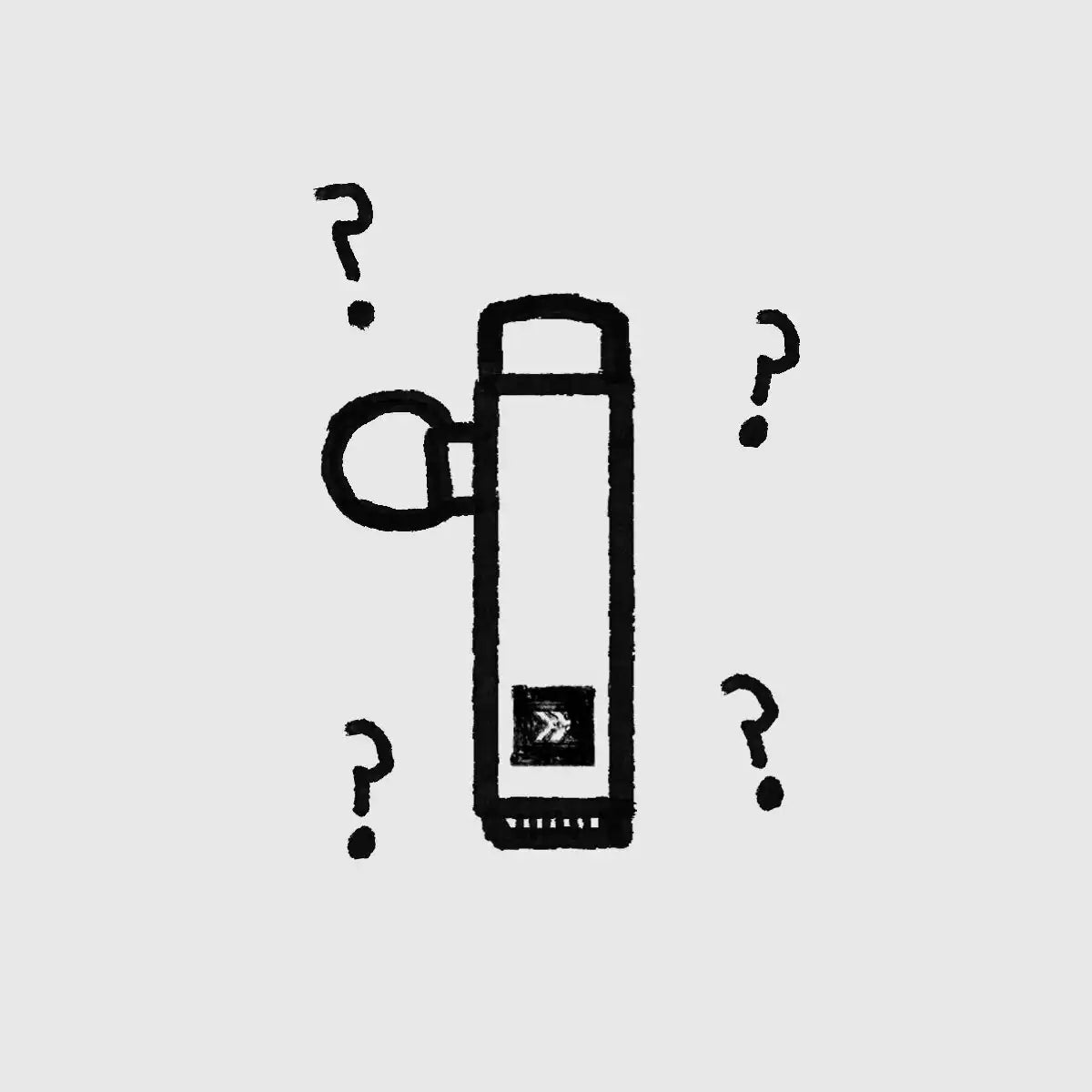 Mystery Chapstick Holder Keychain