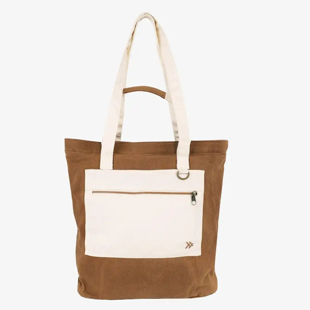 Camel Canvas - Utility Tote Bag