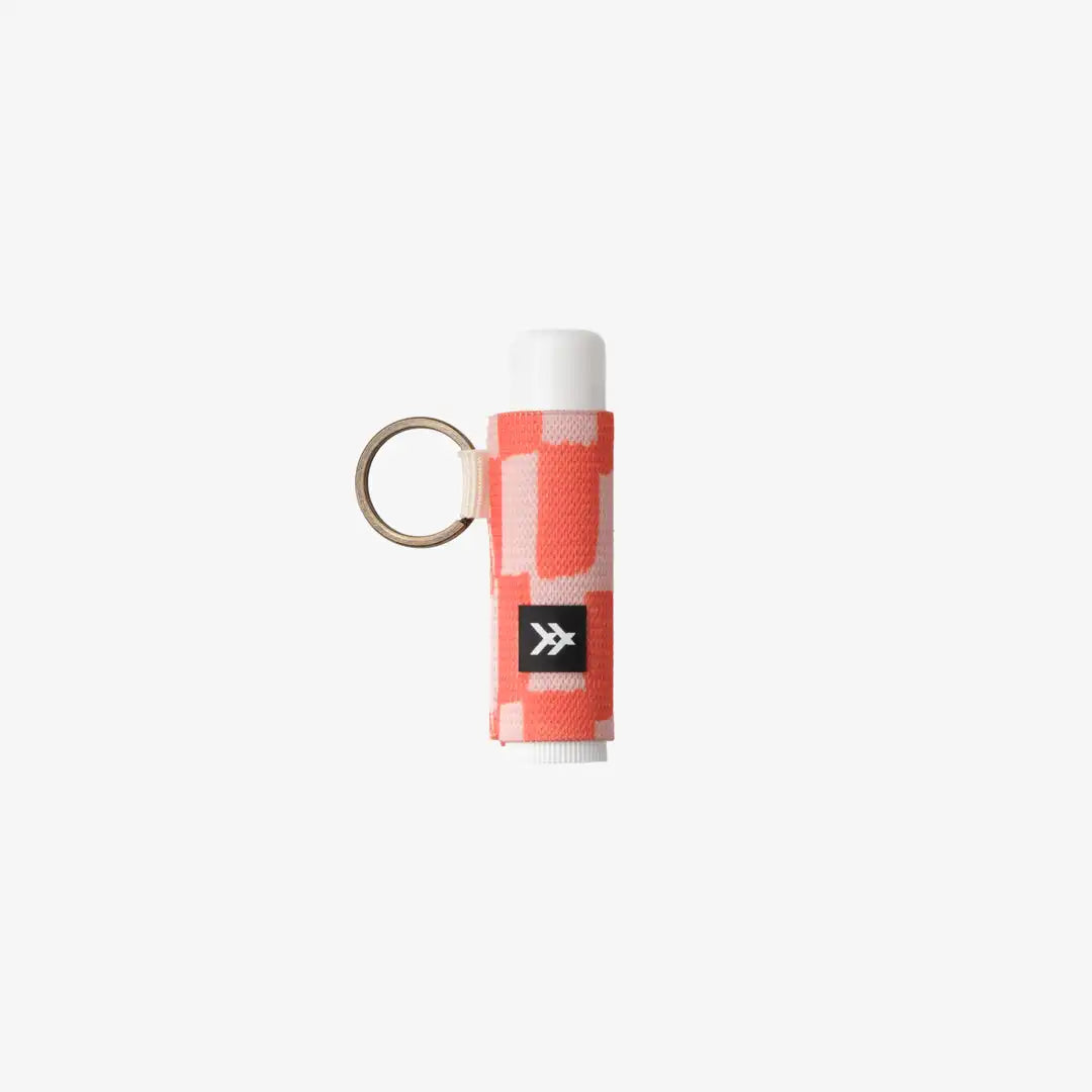 Scout Peach - Chapstick Holder Keychain
