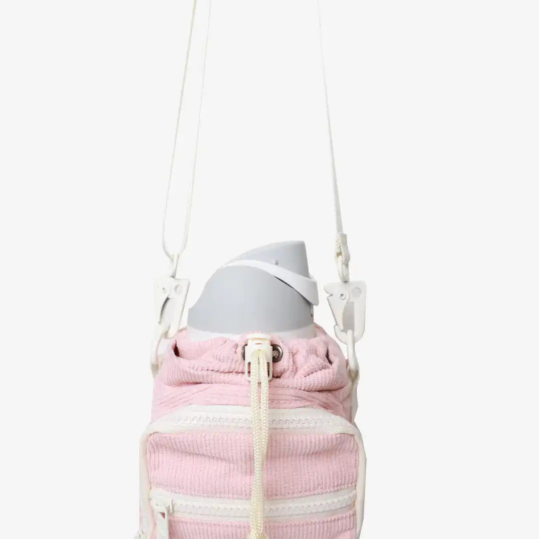 Rose Dust Corduroy - Water Bottle Sling Bag