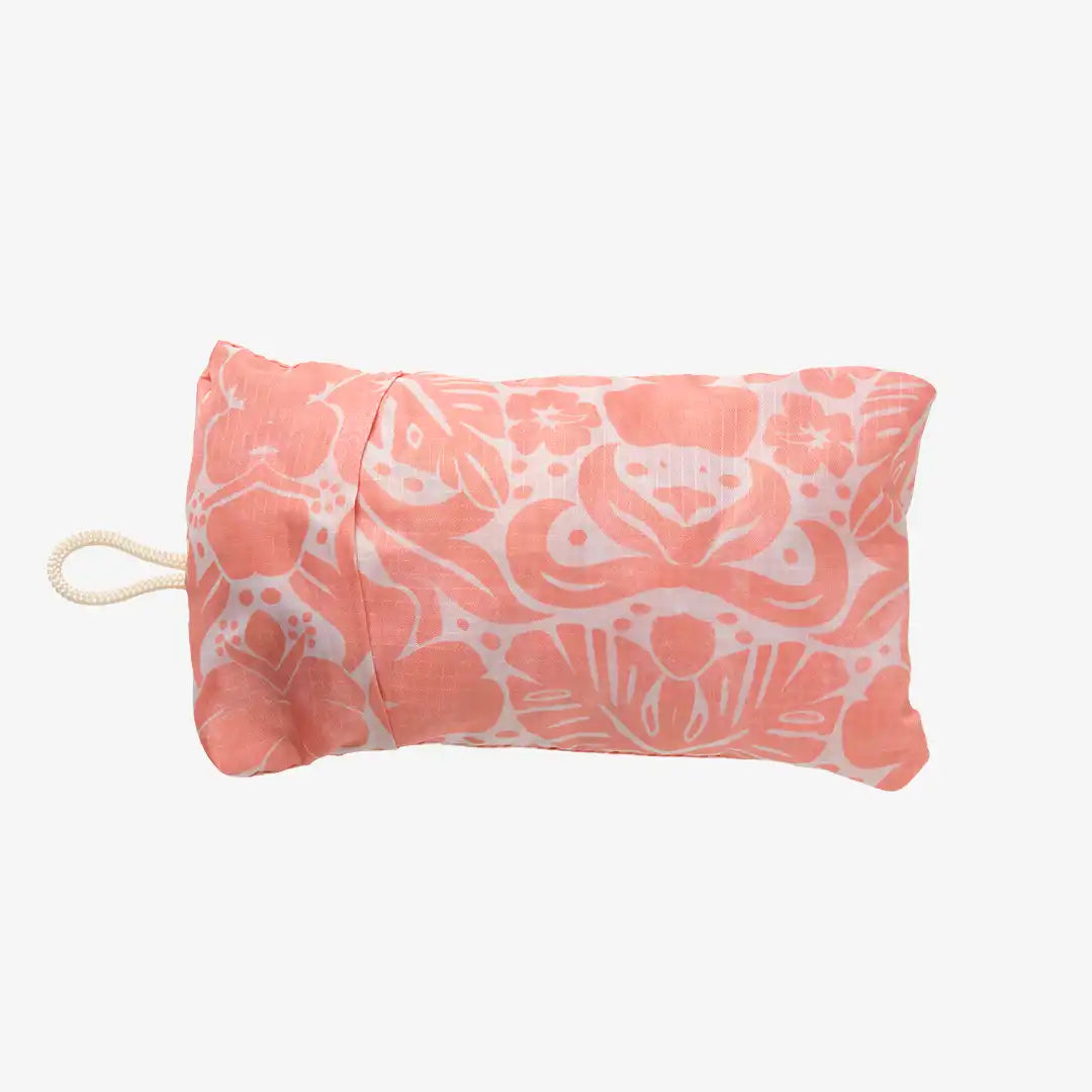 Coral Crush - Packable Tote Bag