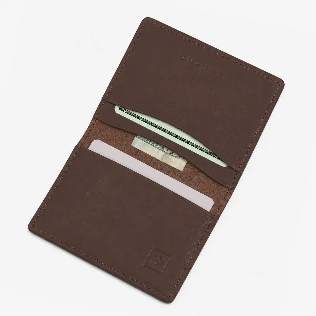 Chocolate - Leather Bifold Wallet