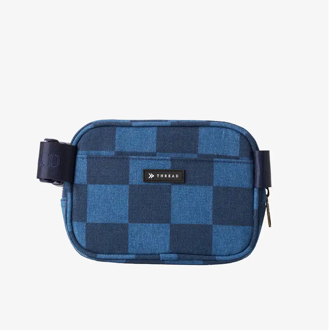 Denim Check - Belt Bag