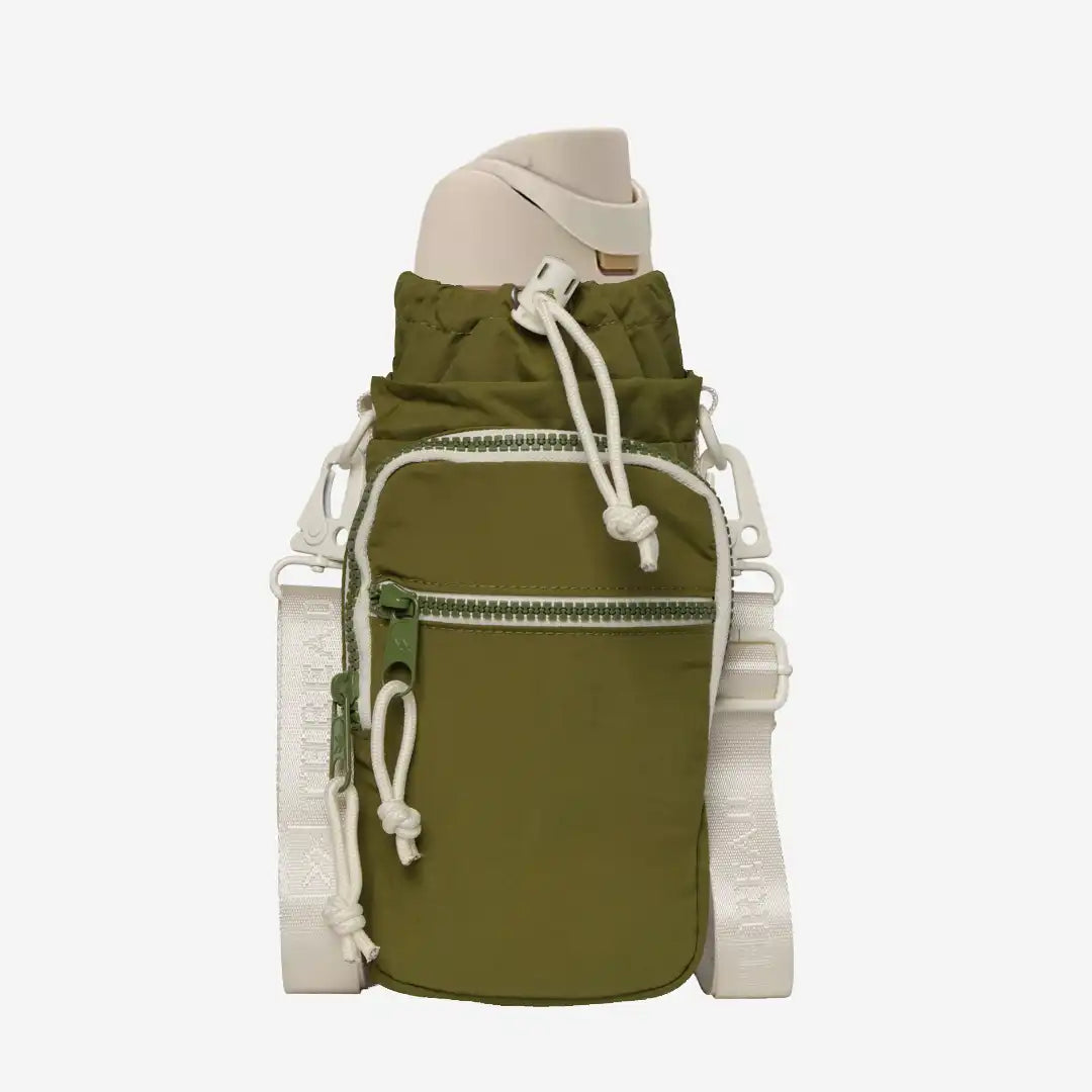 Olive - Water Bottle Sling Bag