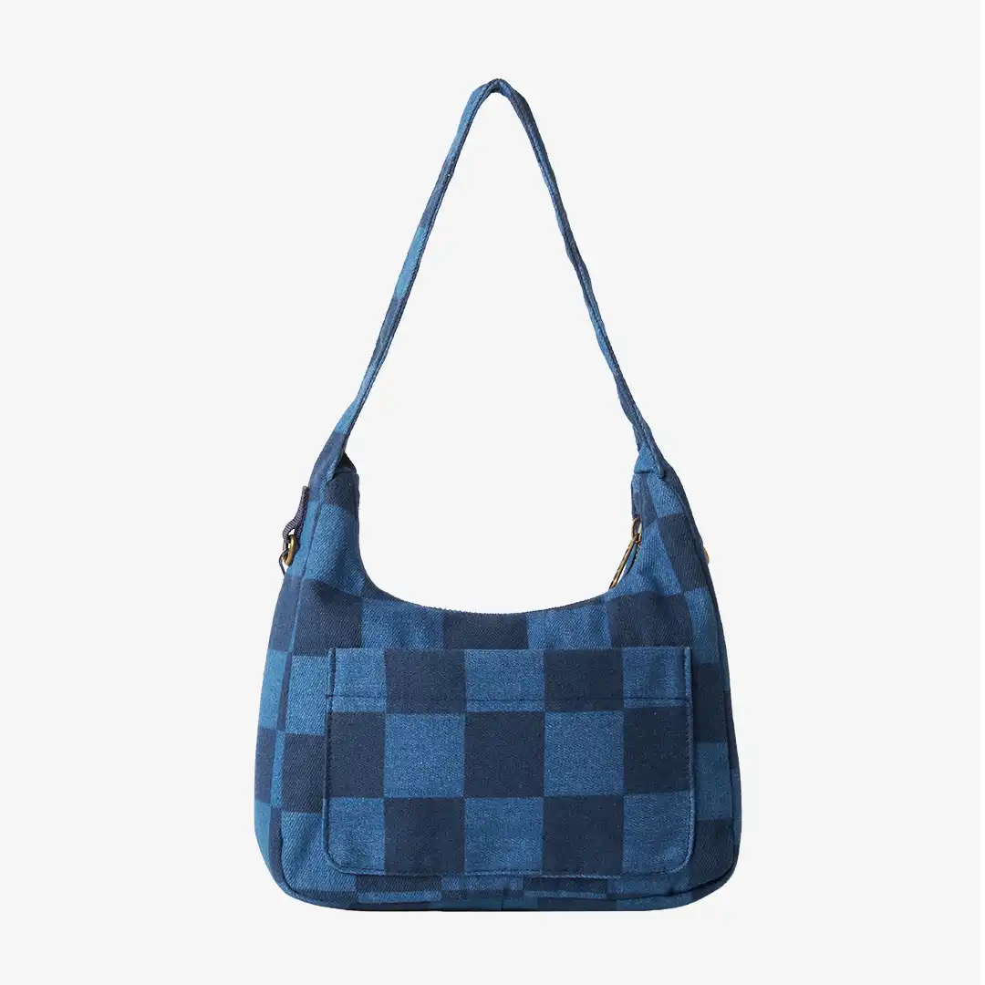 Denim Check - Penny Shoulder Bag