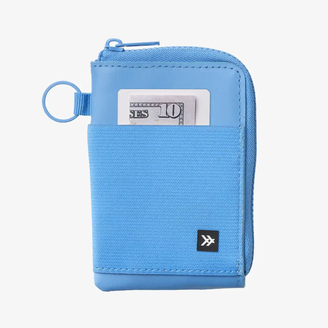 Cornflower - Leather Zip Wallet