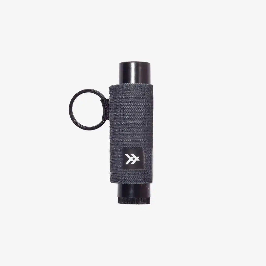 Black - Chapstick Holder Keychain