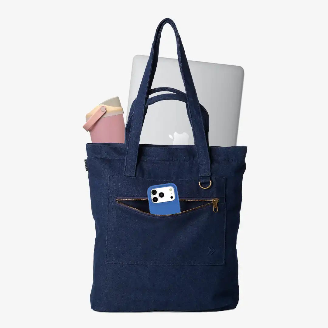 Denim - Utility Tote Bag