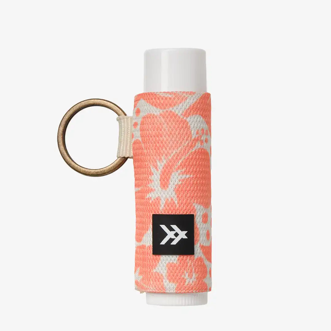Coral Crush - Chapstick Holder Keychain