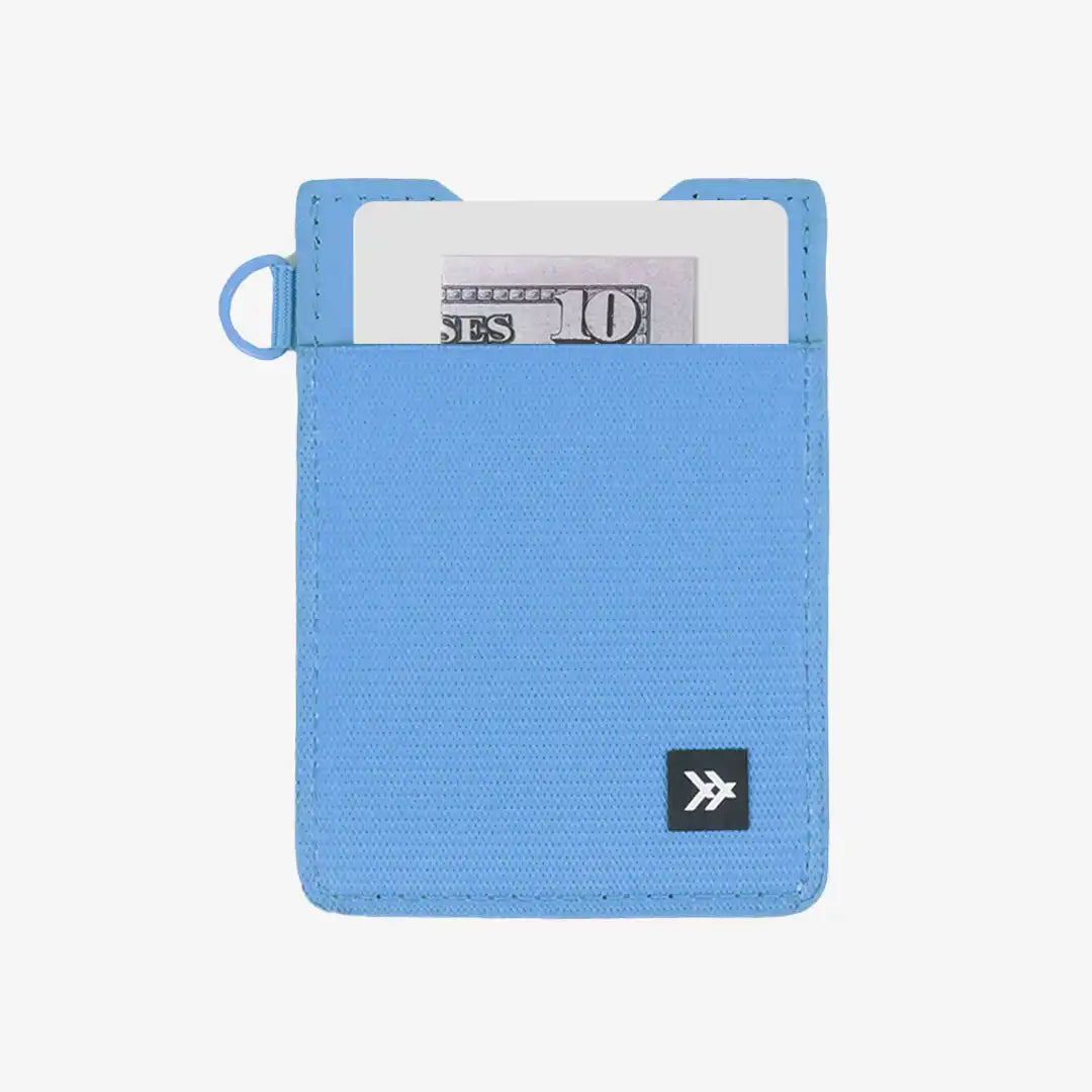 Cornflower - Vertical Leather Wallet