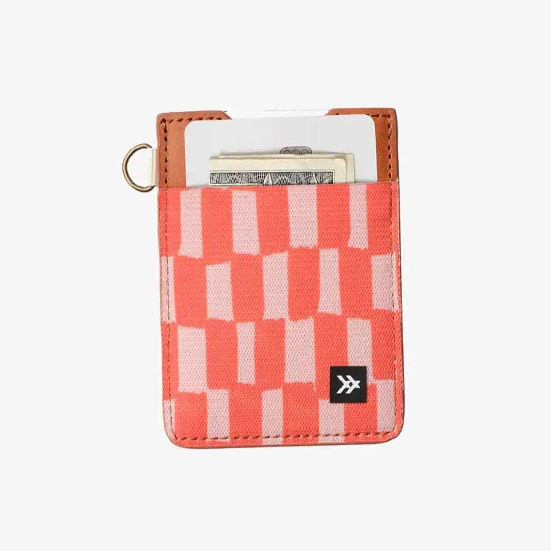 Scout Peach - Vertical Leather Wallet