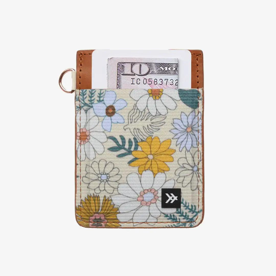 Blossom - Vertical Leather Wallet