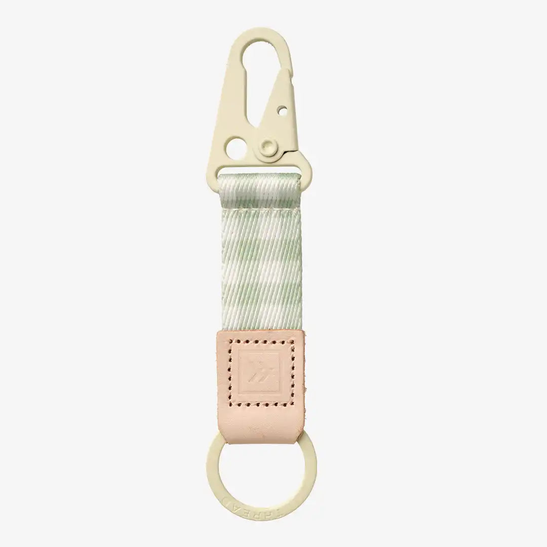 Green Gingham - Keychain Clip