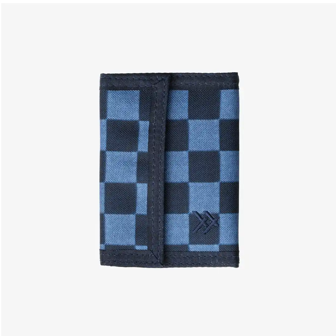 Denim Check - Velcro Bifold Wallet