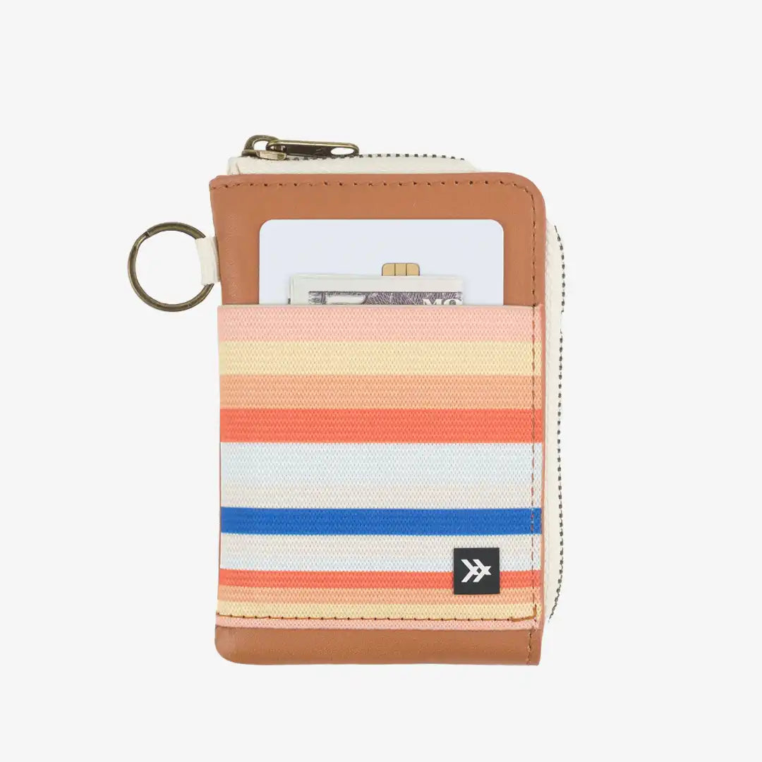 Renae Peach - Leather Zip Wallet